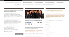 Desktop Screenshot of graduateschoolpersonalstatement.com
